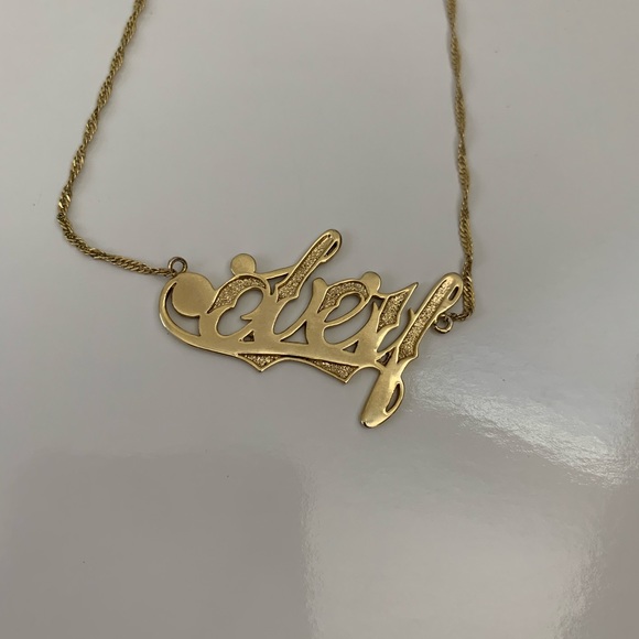 Obey cursive pendant necklace - Picture 2 of 2
